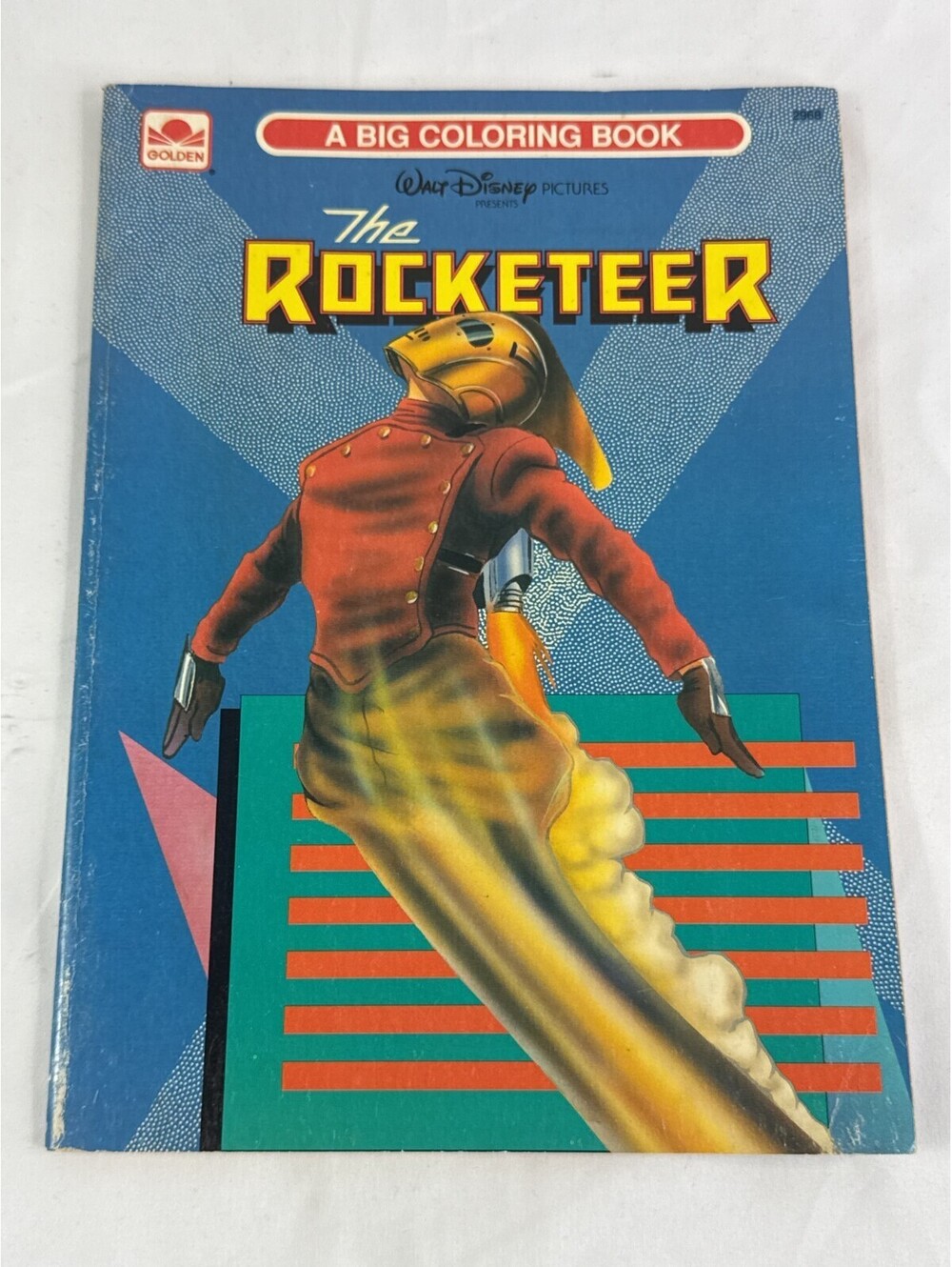 The Rocketeer A Big Coloring Book #2968 Disney Golden Books Uncolored